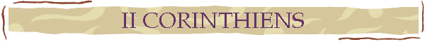 II CORINTHIENS