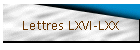 Lettres LXVI-LXX