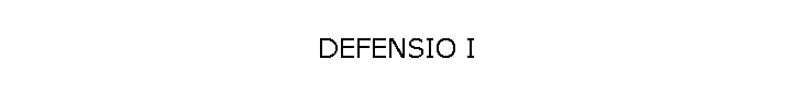 DEFENSIO I