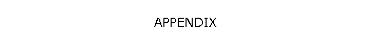 APPENDIX