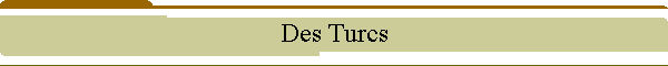 Des Turcs