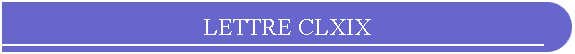 LETTRE CLXIX