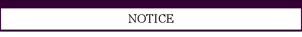 NOTICE
