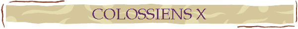 COLOSSIENS X