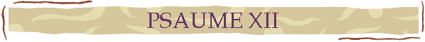 PSAUME XII