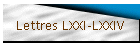 Lettres LXXI-LXXIV